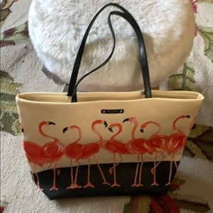 Kate spade flamingo tote bag